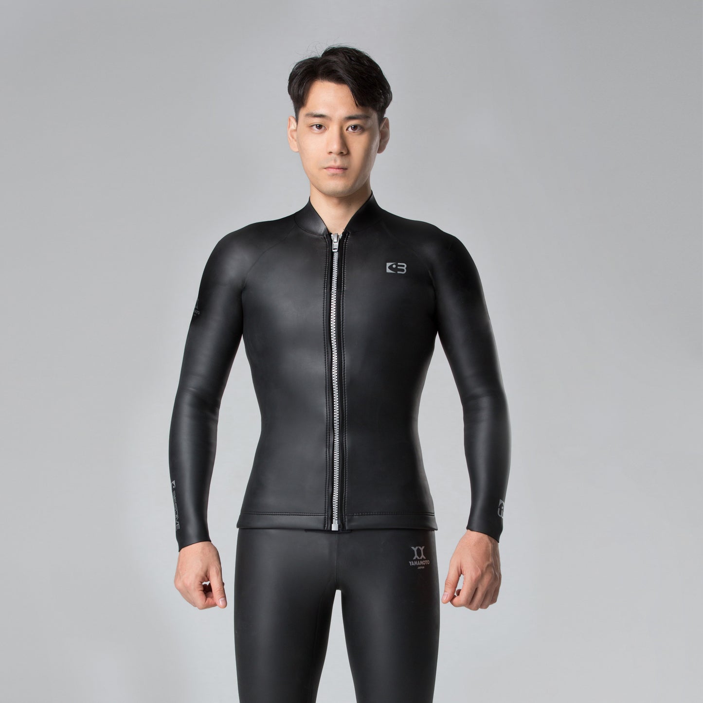 Smooth-Skin Zipper Jacket