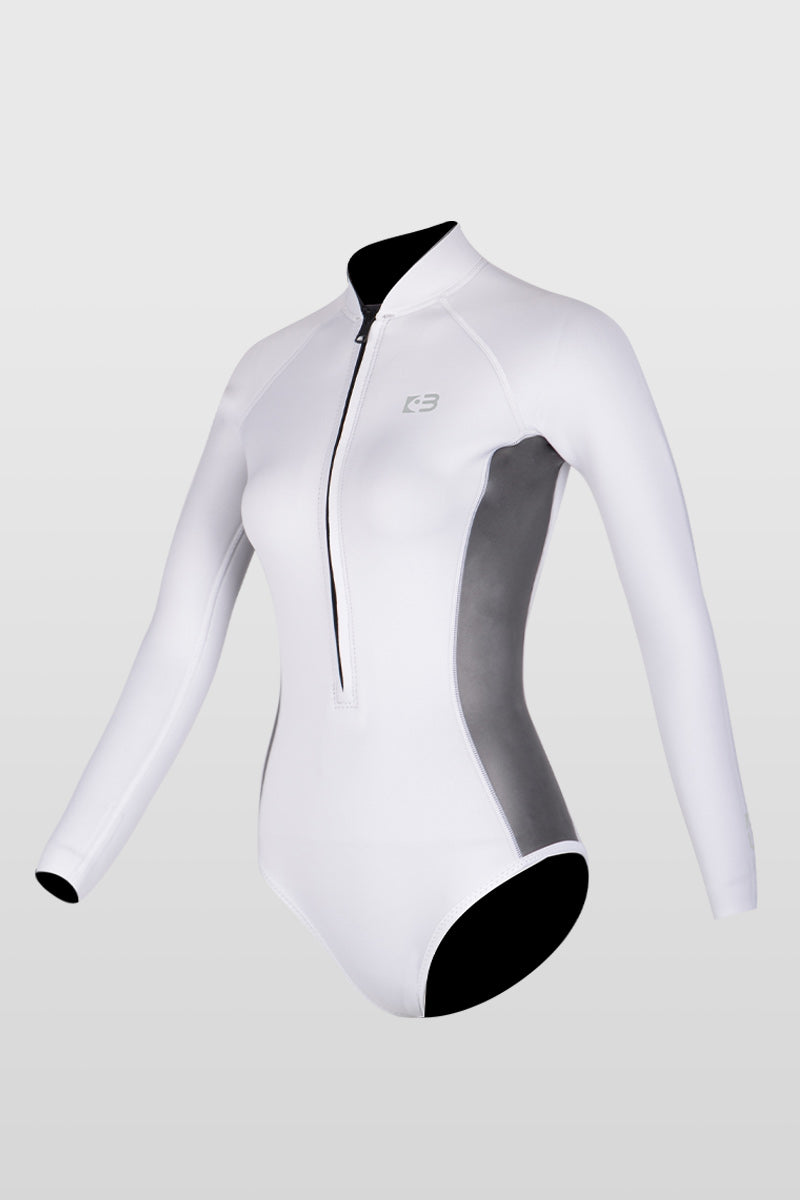 Nylon & Smooth-Skin Bodysuit