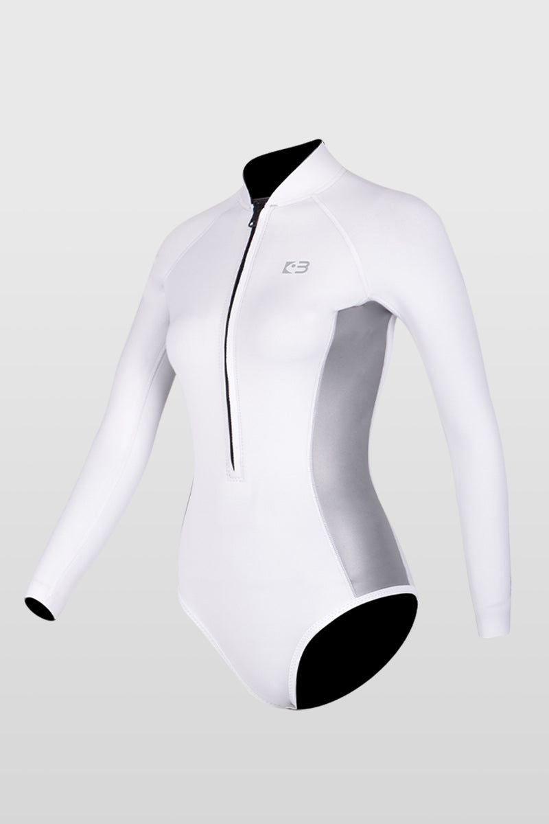Nylon & Smooth-Skin Bodysuit