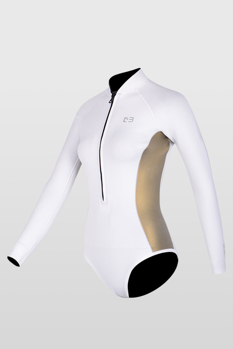 Nylon & Smooth-Skin Bodysuit