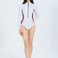 Nylon & Smooth-Skin Bodysuit