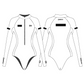 Satine Front Zipper Bodysuit [Tailor-make]