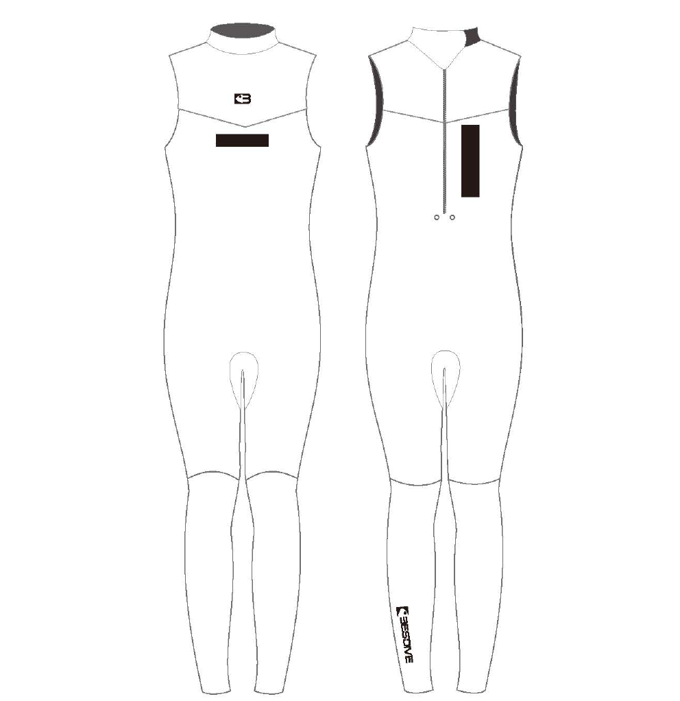 Sleeveless Smooth-Skin Wetsuit  [Tailor-make]